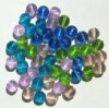 25 8mm Round Transparent Spring Mix
